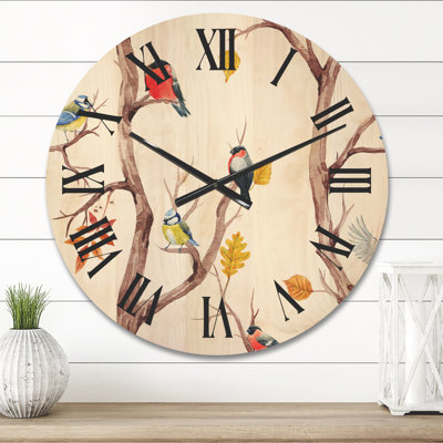 Solid Wood Wall Clock