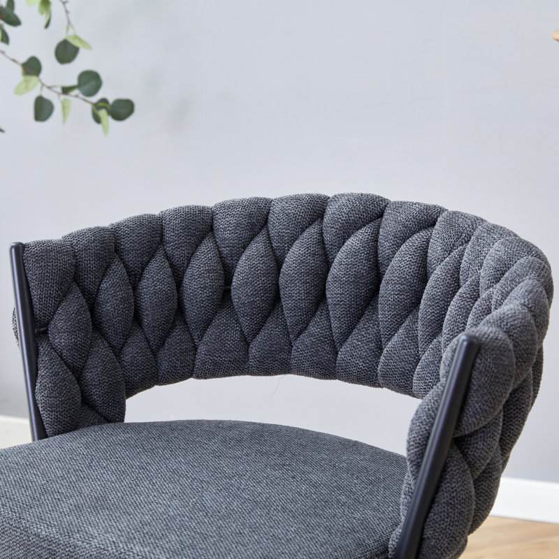Two Sets Of Swivel Bar Stools, Gray, Black