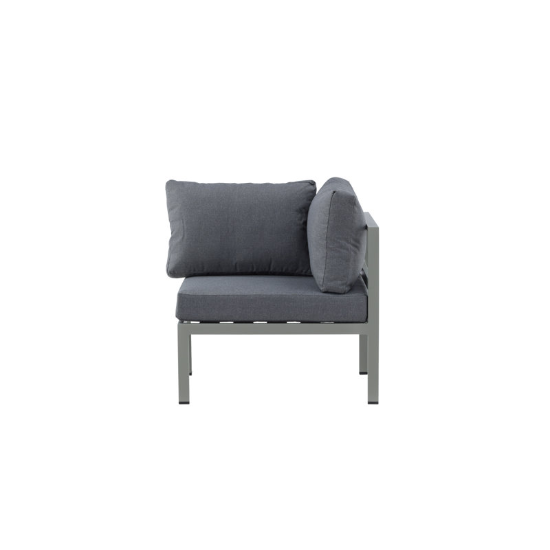 Fayas Outdoor Lounge Chair, Grey
