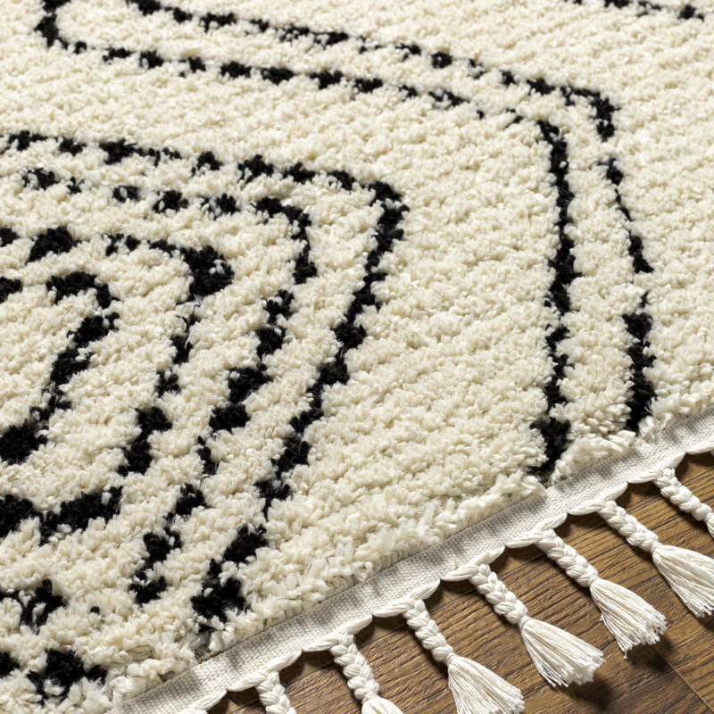 Geometric Indoor Rug, Rectangle 9'2" x 12'