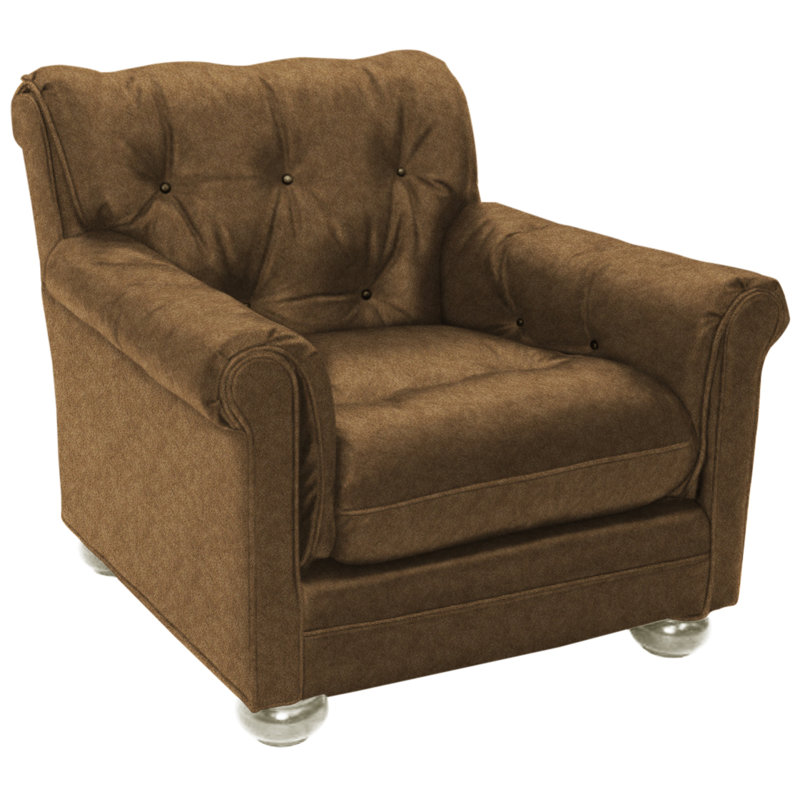 Armchair, Bella Black Performance Velvet, Brushy Bayou