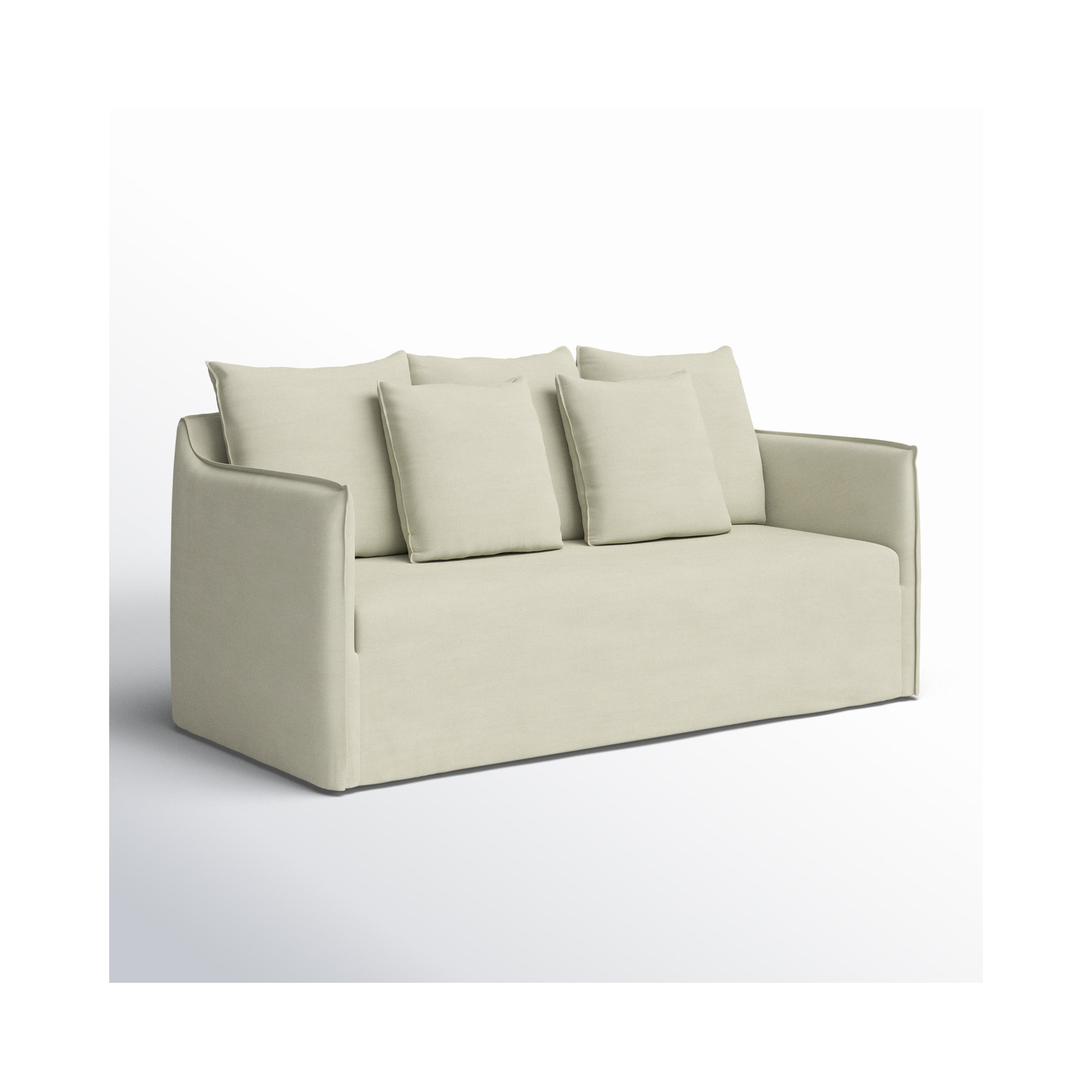 Daphne Upholstery Patio Sofa, Sandle