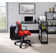 Levi Rectangular Desk with Side Shelf Attached