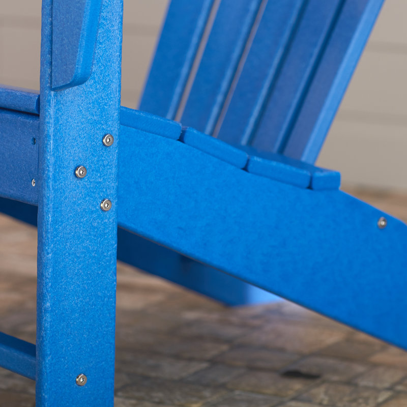 POLYWOOD Palm Coast Adirondack, Pacific Blue