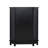 Adjustable Shelf Black Triangle Bathroom Cabinet, Board, Compact Design Cabinet For Different Spaces, With Shelf, Made Of-1078945592