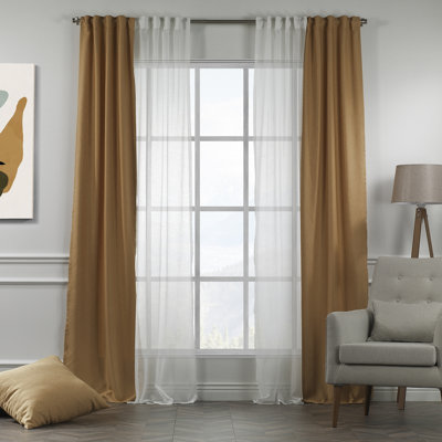 Rideau de fenêtre décoratif chaque panneau