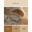 Tapis beige en peluche douce et moelleuse de couleur unie manchot tropical beige-1164468914