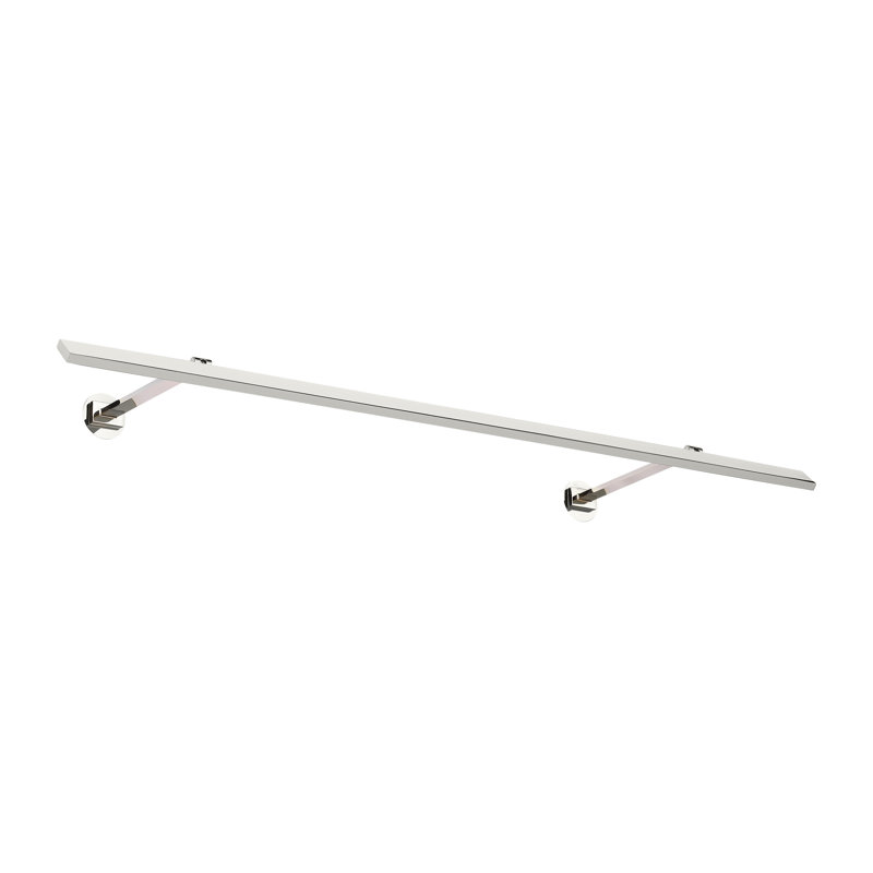 Botto Dimmable LED Wall Mount Picture Light, 1.4" H x 36" W x 9.6" D, Polished Nickel