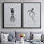 Marine Life III - Ensemble de 2 reproductions d'art sur toile encadrées-1077443007-1077443005