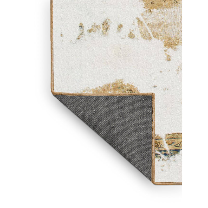 Abstract Indoor Rug, Rectangle 4' x 6'