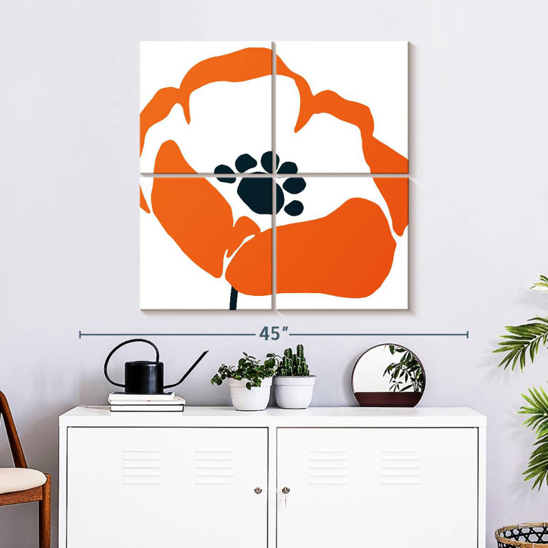 Harnek Pop Art Floral III, H 32 po x l 32 po