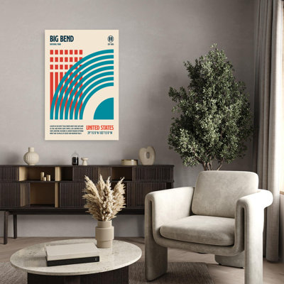 Reproduction d'art mural rétro rétro