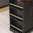 53'' MDF Farmhouse Kitchen Island With Two Tempered Glass Cabinet Doors-360139154