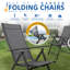 Moheez Folding Garden Chairs with 7 Reclining Positions-1006645870