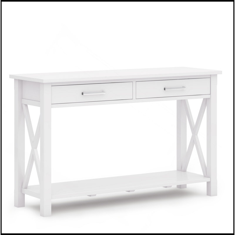 Kitchener - Console de canapé - Blanc, Blanc
