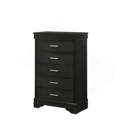 Mobilier de chambre à coucher à 5 tiroirs avec commode haute moderne 1Pc