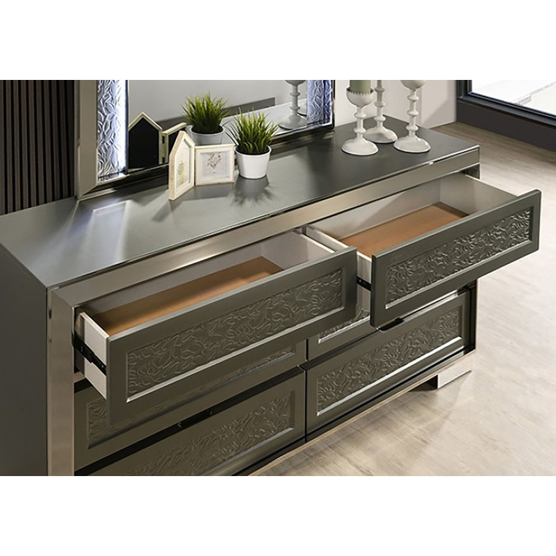 Commode l 6,5 po avec miroir Amey