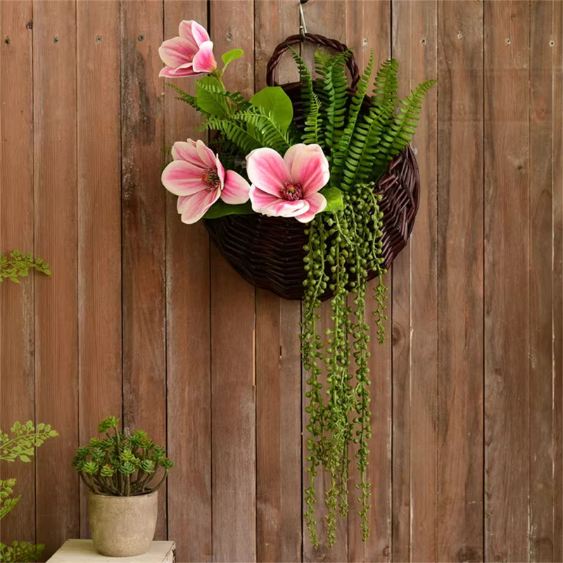Wall-Mounted Artificial Flower