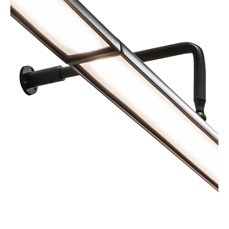LED Armed Sconce, 8.25" H x 216" W x 14.25" D, 75 W