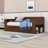 Multifunctional Wood Convertible Daybed with Built-in Desk, Storage Drawer-867099466-867099476