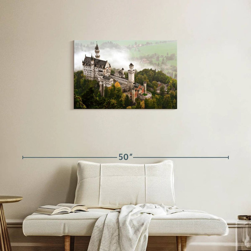 Lilie Misty Neuschwanstein Castle, H 20 po x l 30 po