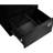 Black Metal 3 Drawer Filing Cabinet With Lock, Home Office Supplies Storage, Ample Storage Capacity, Stable Slide Rail, -resisting Cover Drawer, Body, Large Capacity & Breathable
