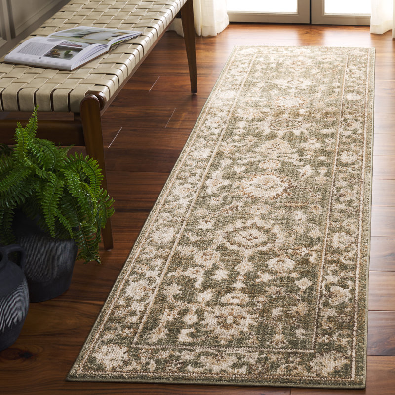 Aisleyne Oriental Area Rug, Runner 61 X 244cm