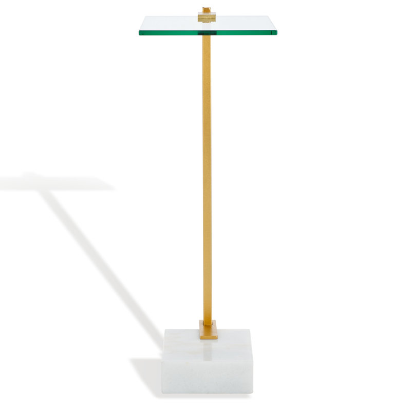 Idris Marble Base Drink Table