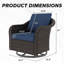 Chaise berçante pivotante pour 2 personnes-412624937