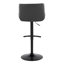 Tabouret de bar réglable rond avec repose-pieds arrondi en T Rondell - ensemble de 2-202853212-202853025