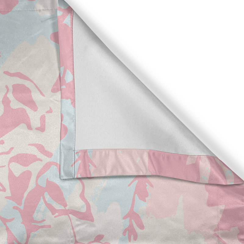 Cleotis Polyester Semi Sheer Curtain Pair