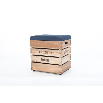 Jak Pine Outdoor Stool with Cushion