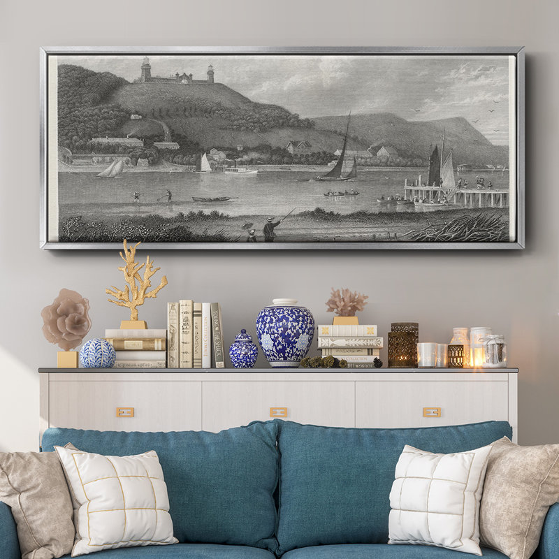 The Highlands of the Neversink - toile encadrée, H 24 po x l 60 po