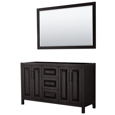 Daria 59'' W Double Bathroom Vanity Base