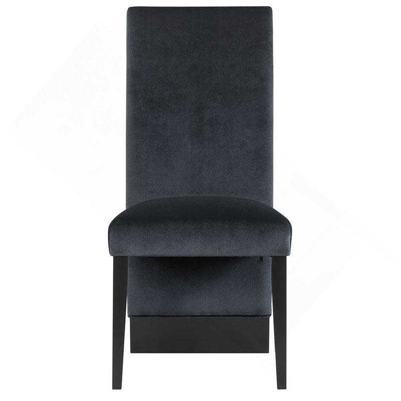 STACEY DINING CHAIR SET OF 2, Black, Black