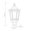 Delora Black Outdoor Wall Lantern-11183588