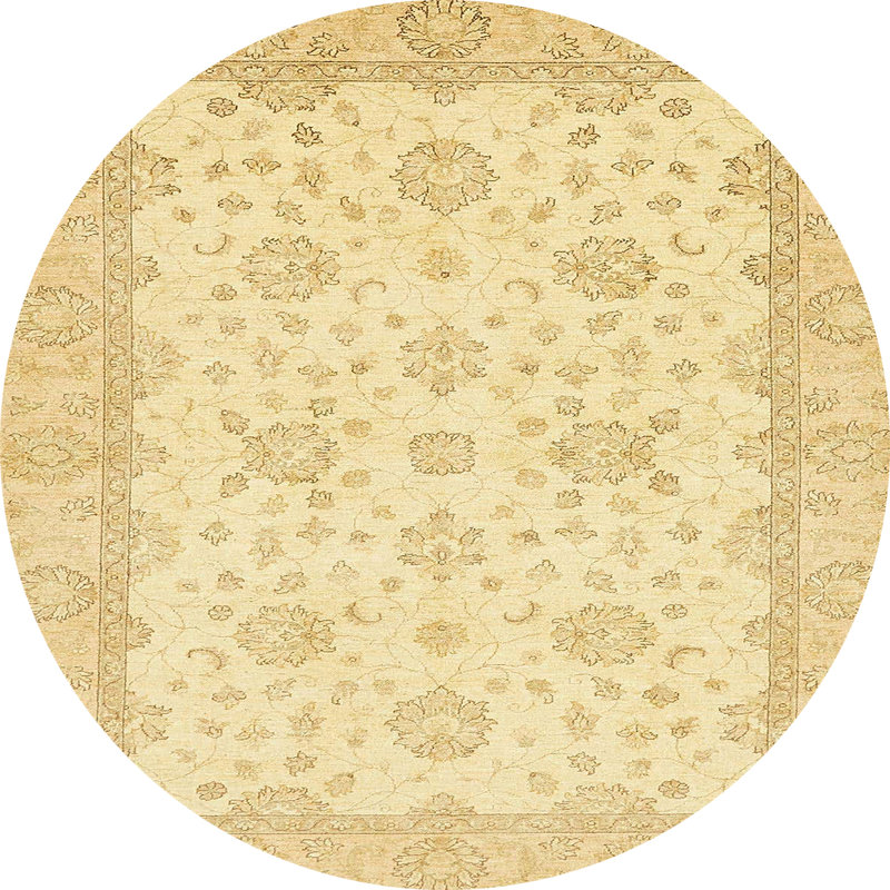 Abstract Indoor Rug, Round 8'