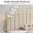 Aldora Twin Size Set Upholstered Adjustable Headboard Noiseless Platform Bed-1215717290