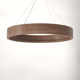 Lottie Single Light Wood Dimmable LED Chandelier