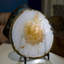 Plaque pittoresque en agate mince polie