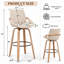 Tabourets pivotants en polyester Uniondale-2091485472-2091485473