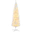 Arbre de Noël artificiel, arbre de Noël mince avec 390 branches réalistes et support en plastique-144026864-144026870