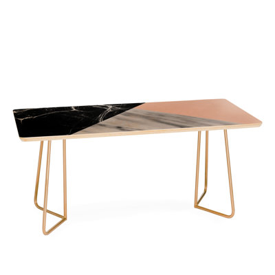 Solid Wood Top Coffee Table