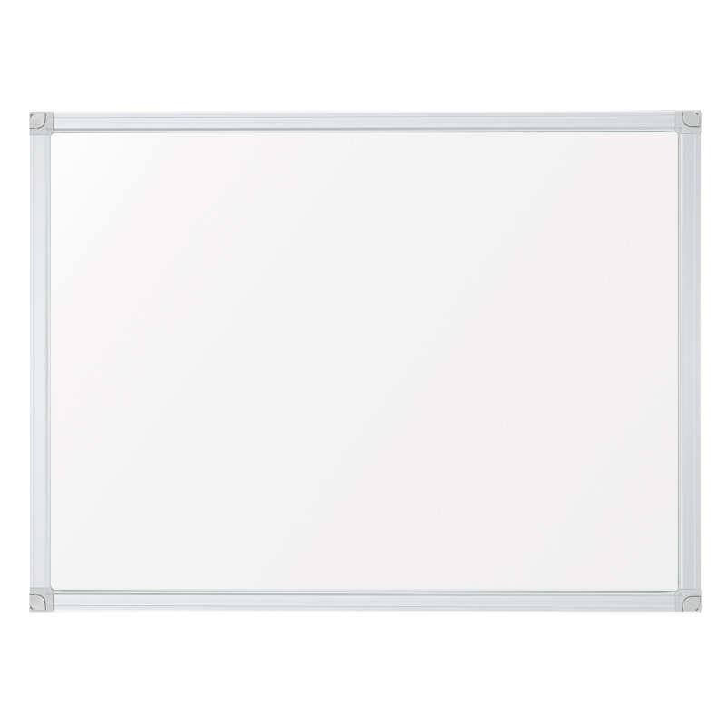 Enamel Wall Mounted Whiteboard, 60cm H x 90cm W x 1.2cm D