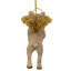 French Bull Dog Angel Holiday Ornament