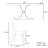 Light luxury rectangular dining table set-103109918