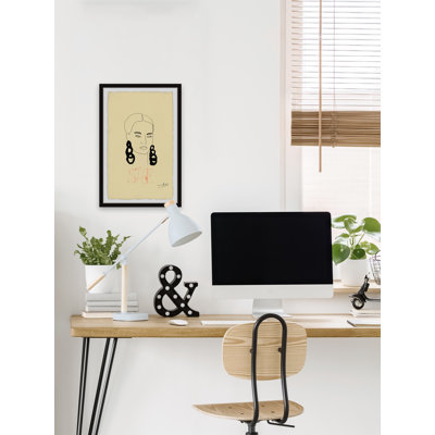" Just A Girl " by Marmont Hill Painting Print