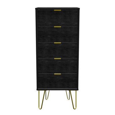 Fully Assembled Suri 5 Drawer 45Cm W