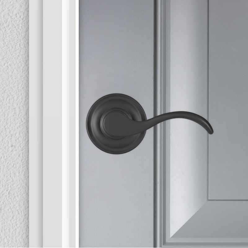 Curve Door Lever with Rosette