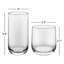 Libbey Ascent 16-Piece Tumbler and Rocks Glass Set